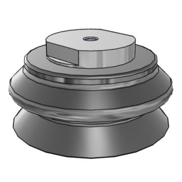 SMC 真空吸盘，ZPT80HBN-B12